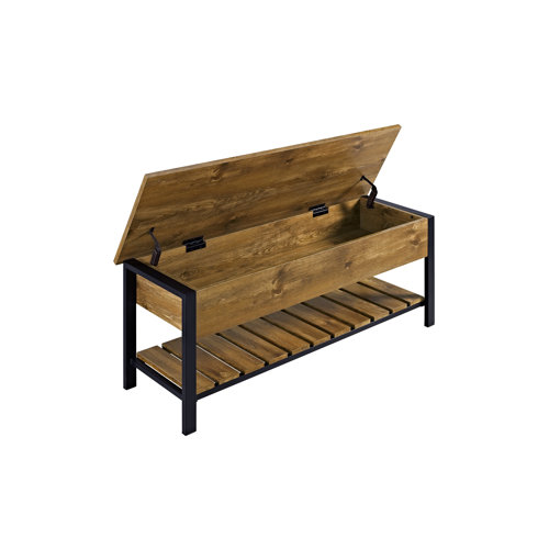 Red Barrel Studio® Ochlocknee Flip Top Storage Bench & Reviews Wayfair